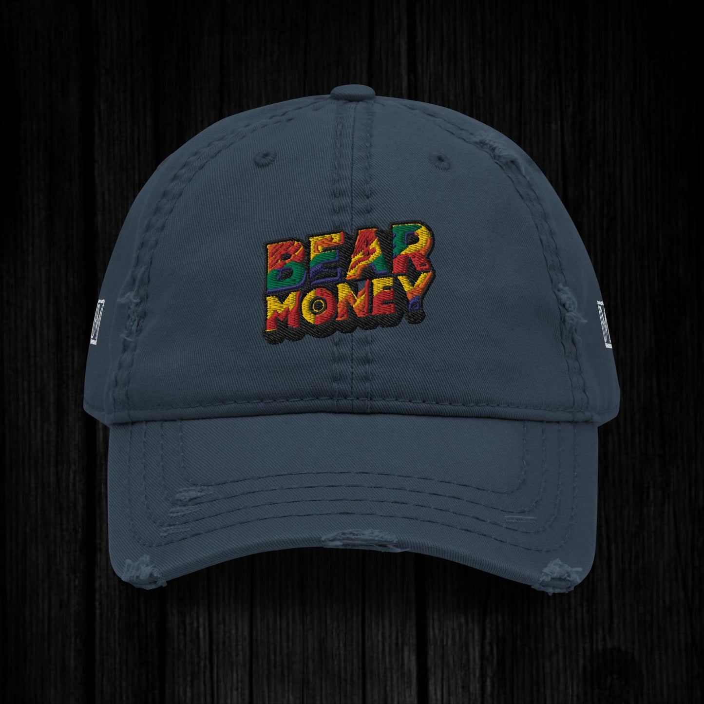 Bear•Money Distressed Cap