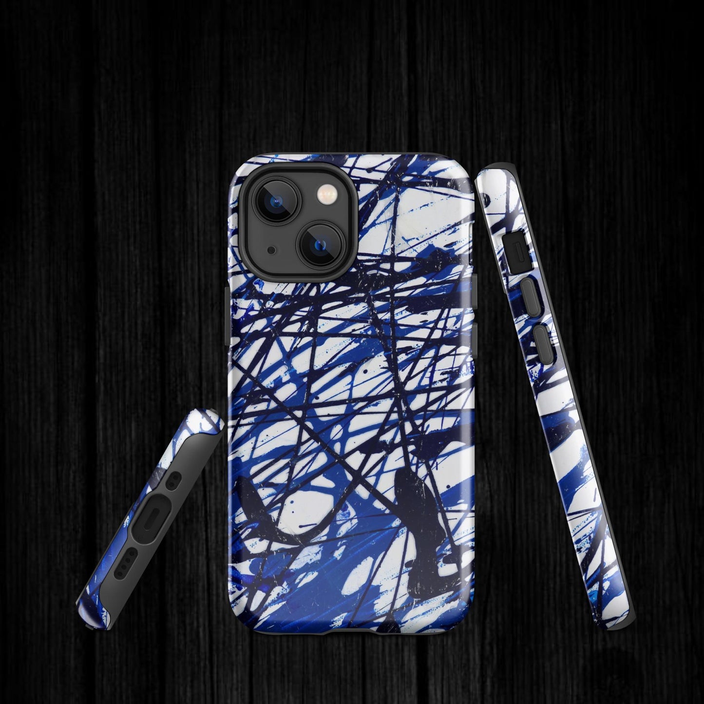 Blue Abstract Tough Case for iPhone®