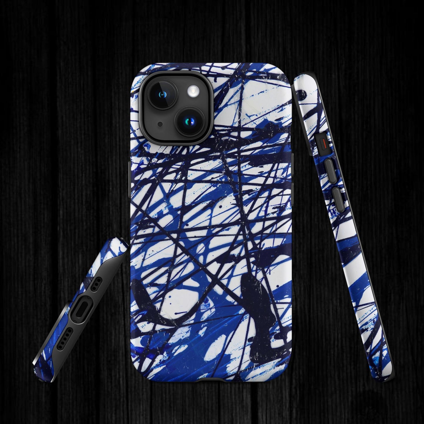 Blue Abstract Tough Case for iPhone®