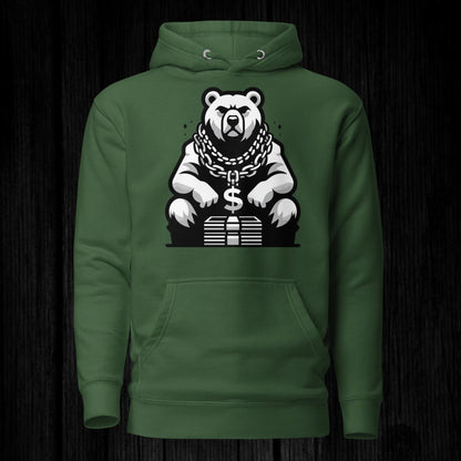 Bear•Money Hoodie (Green)V2