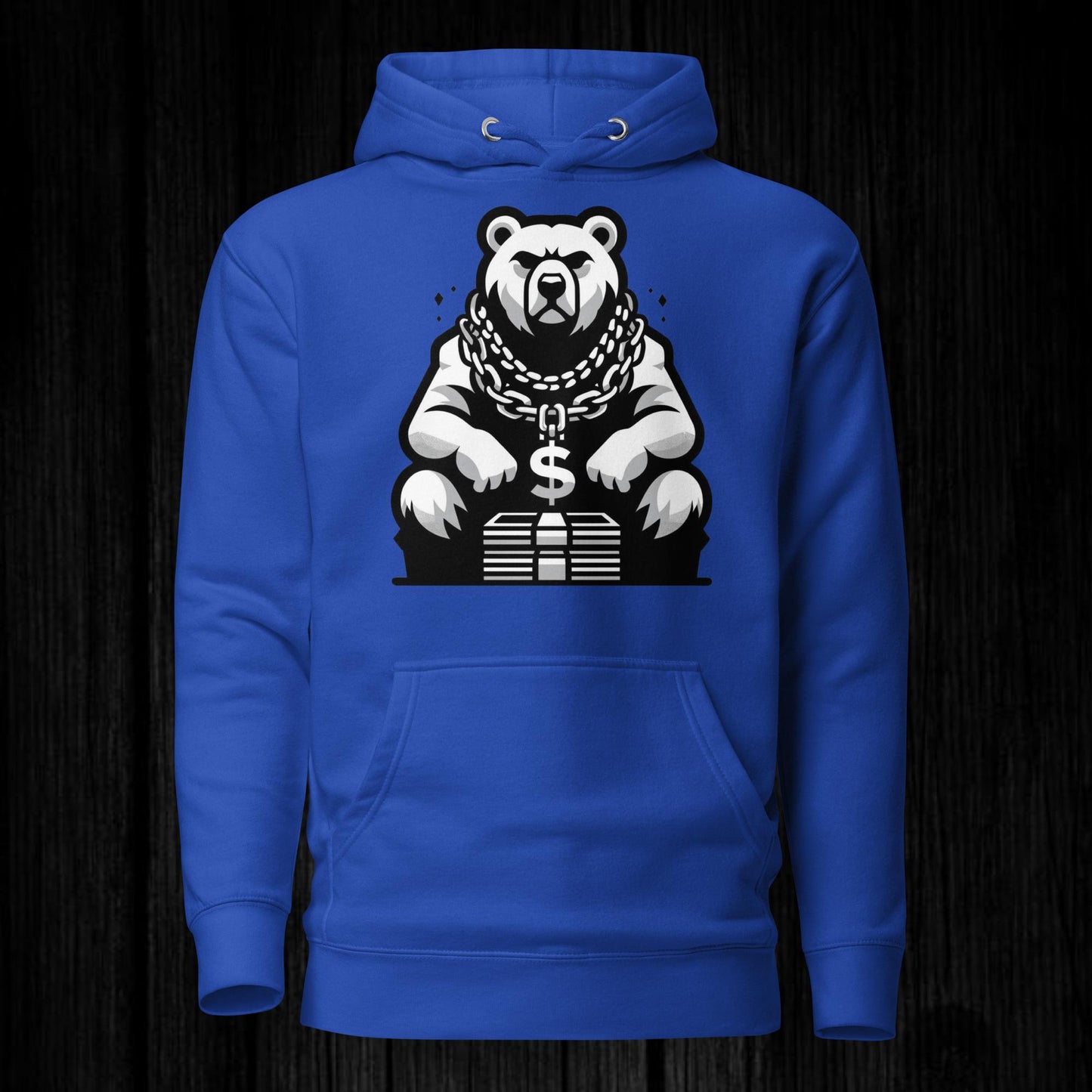 Bear•Money Hoodie (Blue)V2