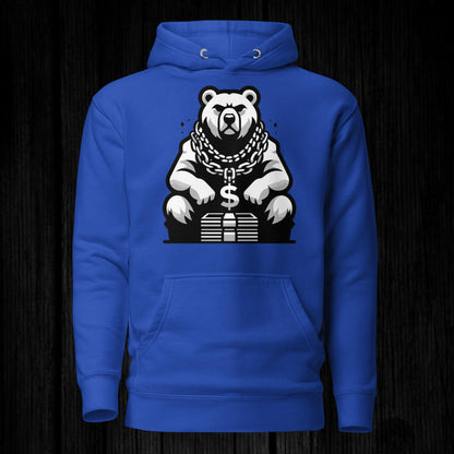 Bear•Money Hoodie (Blue)V2