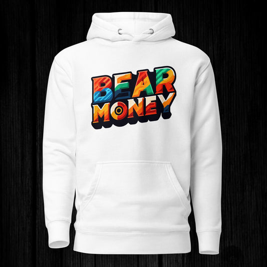 Bear•Money Hoodie (White)